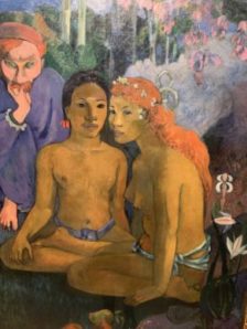 The older Gauguin may have liked young women but his painting is very important. At the National Gallery in London