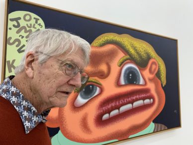 Peter Saul: before his exhibition at the New Museum, a video interview with the artist who’s been caricaturing America for over 50 years
