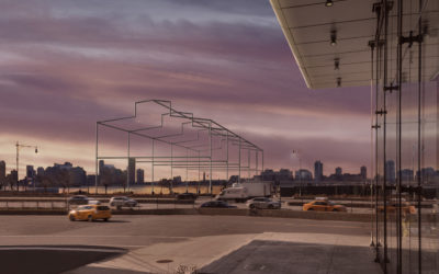 David Hammons: the latest New York monument is an extraordinary ghostly structure stretching over the Hudson