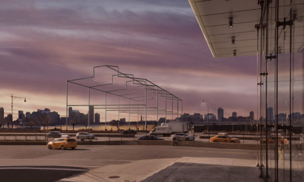 David Hammons: the latest New York monument is an extraordinary ghostly structure stretching over the Hudson
