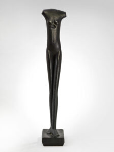 Alberto-Giacometti-Signé-et-numéroté-‘IIIIV-‘Femme-qui-marche-1932-36-Bronze-à-patine-150