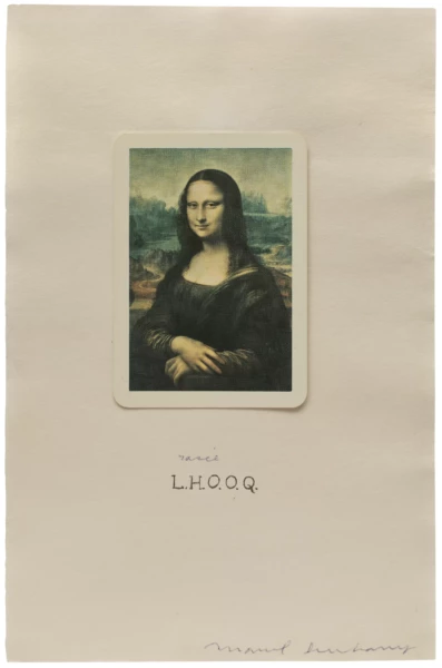 Marcel Duchamp, L. H. O. O. Q. Shaved