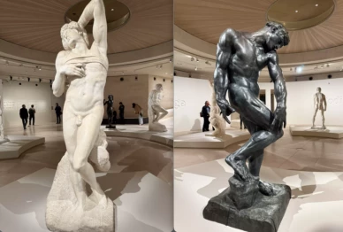Michelangelo/Rodin: The Dance of Bodies by Two Giants of Sculpture. They groove at the Louvre