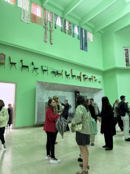 In the German Pavilion