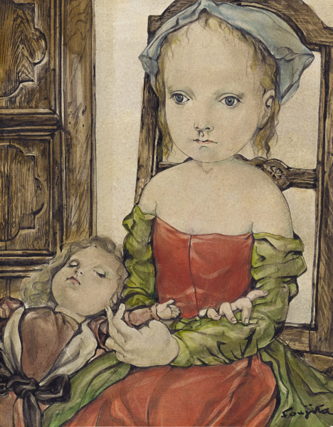 Foujita Deux filles_1