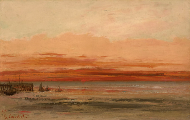 COURBET_Soleil couchant